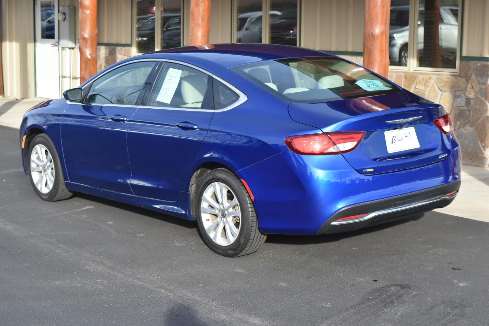 2016 Blue /Beige Chrysler 200 Limited (1C3CCCABXGN) with an 2.4L 4 Cyl Multiair engine, 9-Speed Automatic transmission, located at 1600 E Hwy 44, Rapid City, SD, 57703, (605) 716-7878, 44.070232, -103.171410 - Photo#5